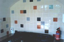 Professional Ceramic Kitchen Wall Tile Work By SGL Ceramics